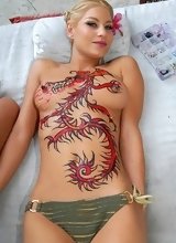 Amazing nikki licks some ass then takes a double dildo deep in her pussy in these orgy fish fucking vids